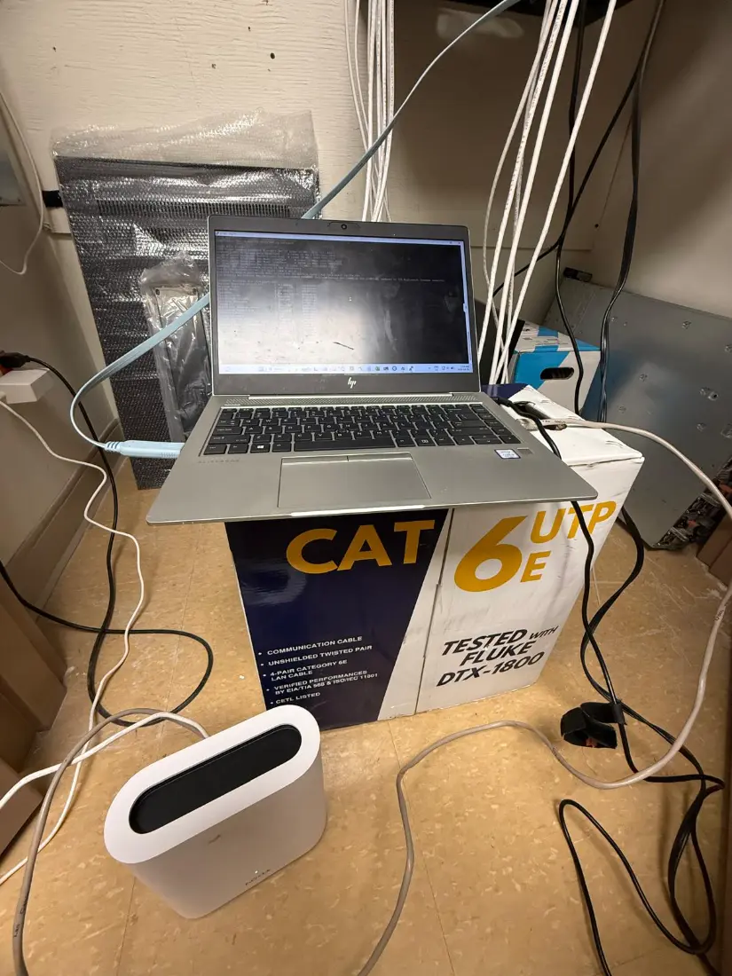 Cable testing on site