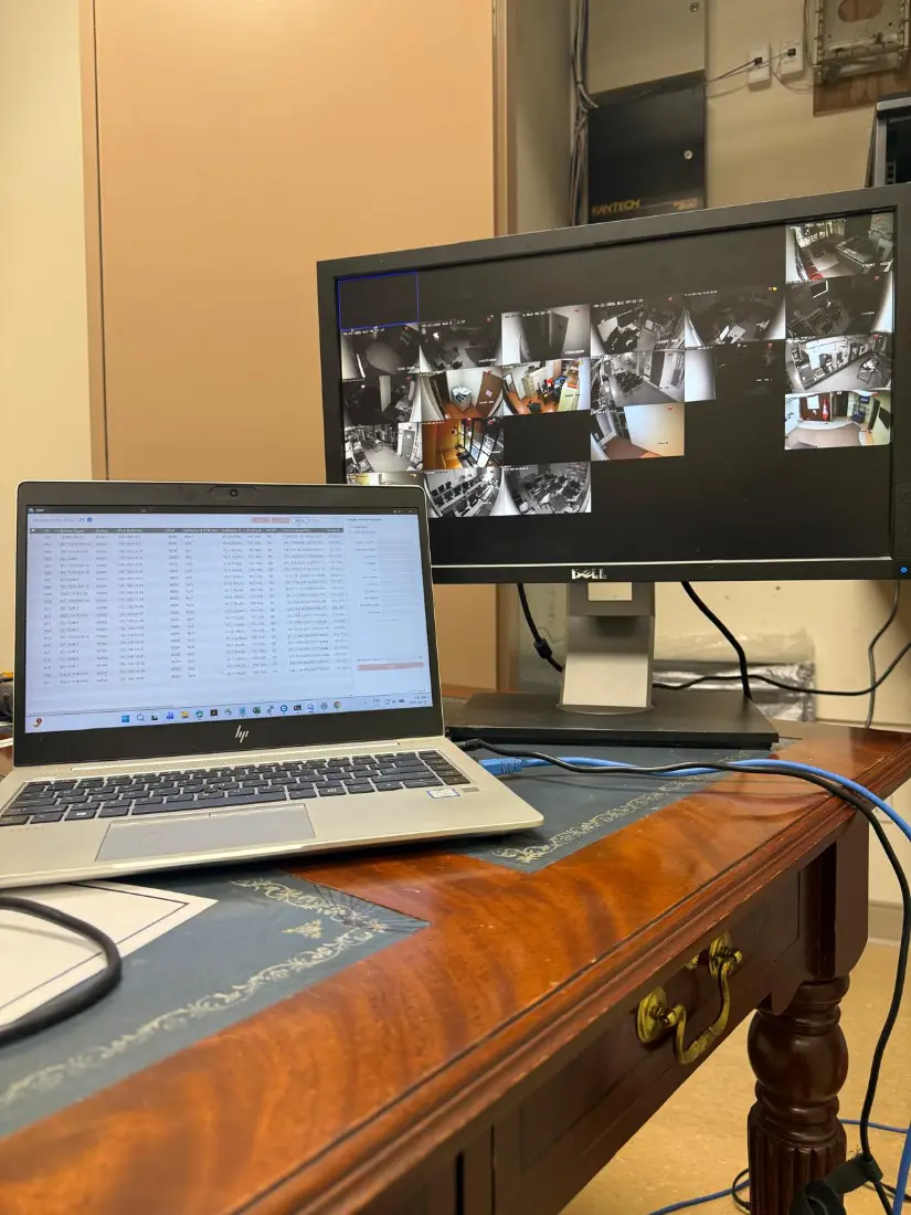 Camera system commissioning