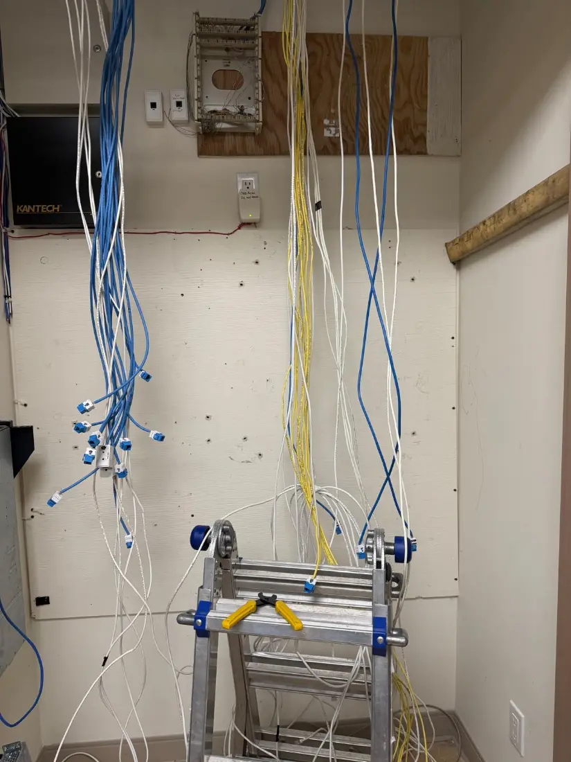 Closet before rack install