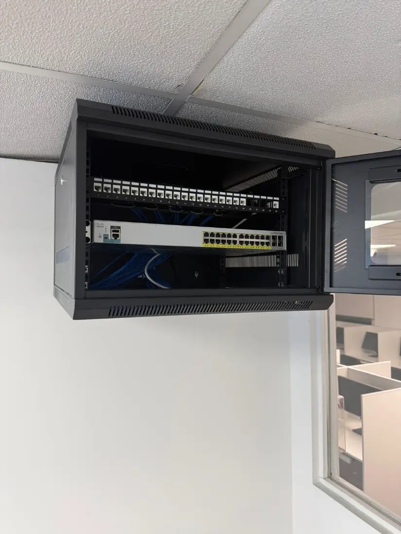 Ceiling-height wall cabinet